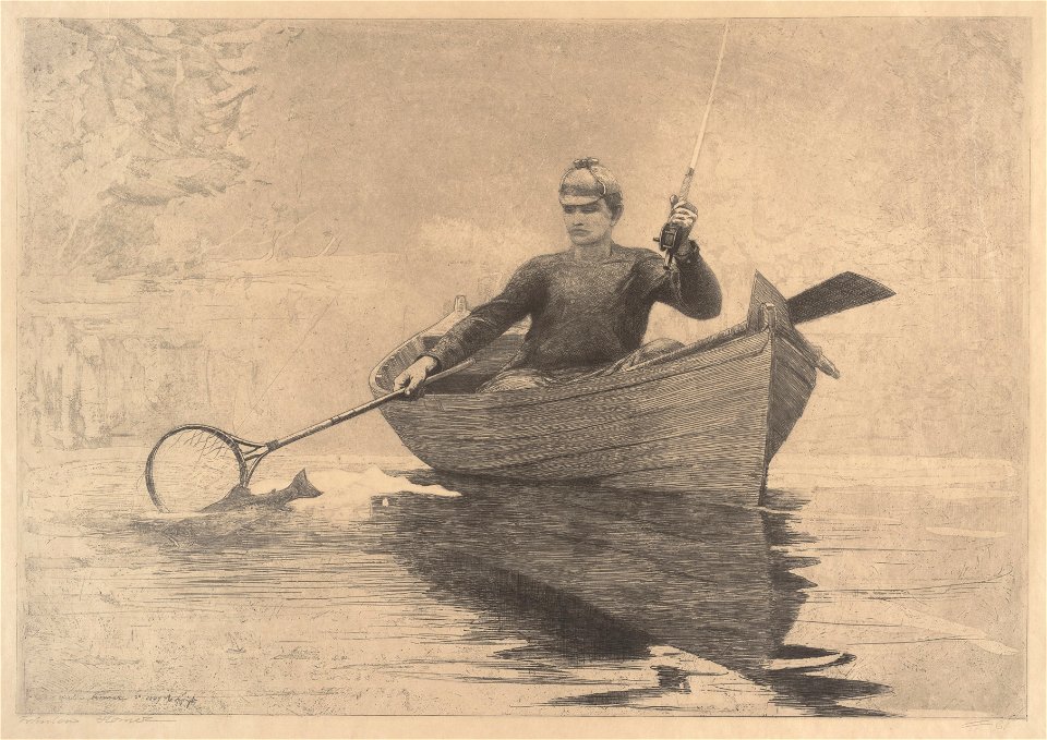 Fly Fishing, Saranac Lake MET DP119117