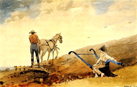 Winslow Homer - Harrowing (1879)