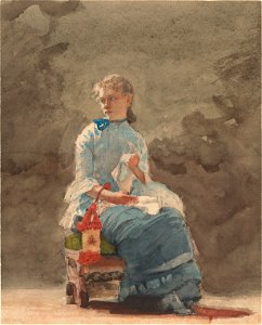 Winslow Homer - Woman Sewing