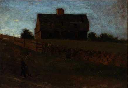 Robert Junkins' Garrison House York Maine by Winslow Homer