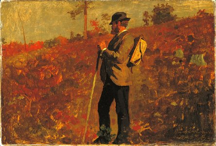 Man with a Knapsack by Winslow Homer