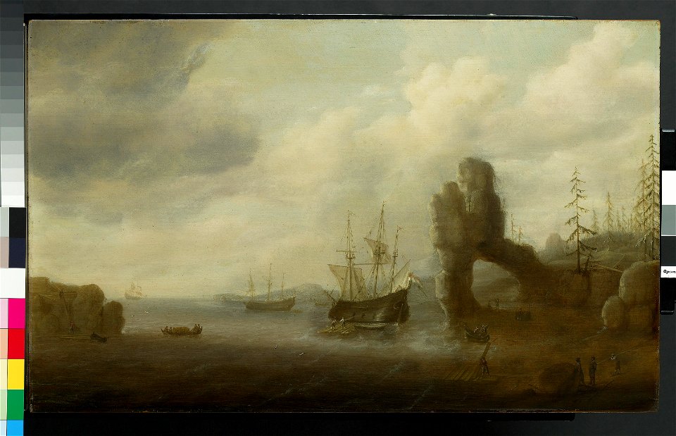 Hollandse houtschepen voor de Zweedse kust, objectnr SA 23942