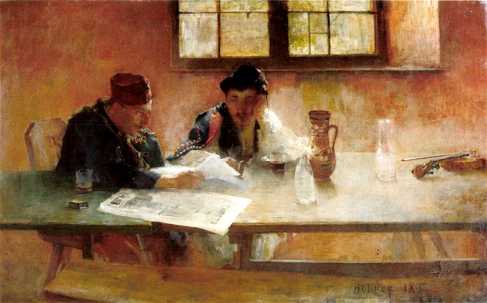 Hollósy The Troubles of the Country 1893