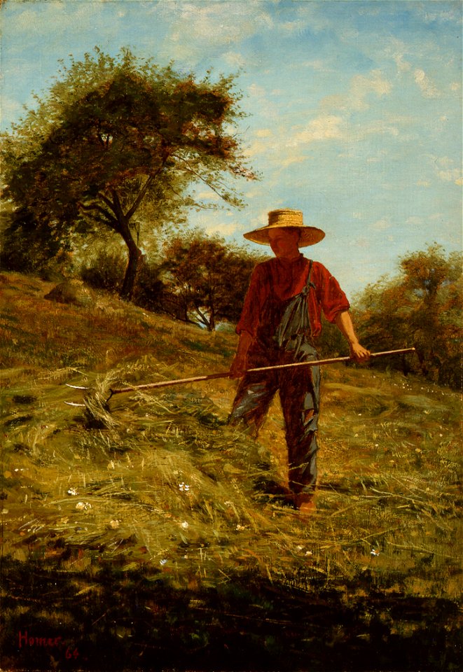 Winslow Homer - Haymaking, 1864