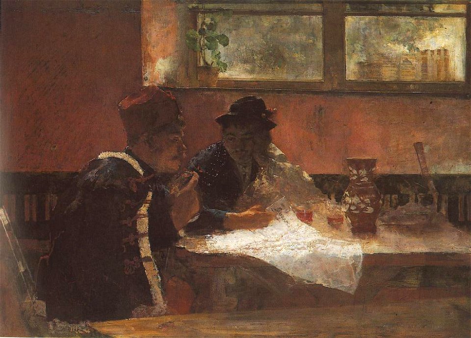 Hollósy, Simon - The Troubles of the Country (1893)
