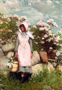 Winslow Homer - Girl and Laurel