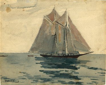 Winslow Homer - Gloucester Schooner