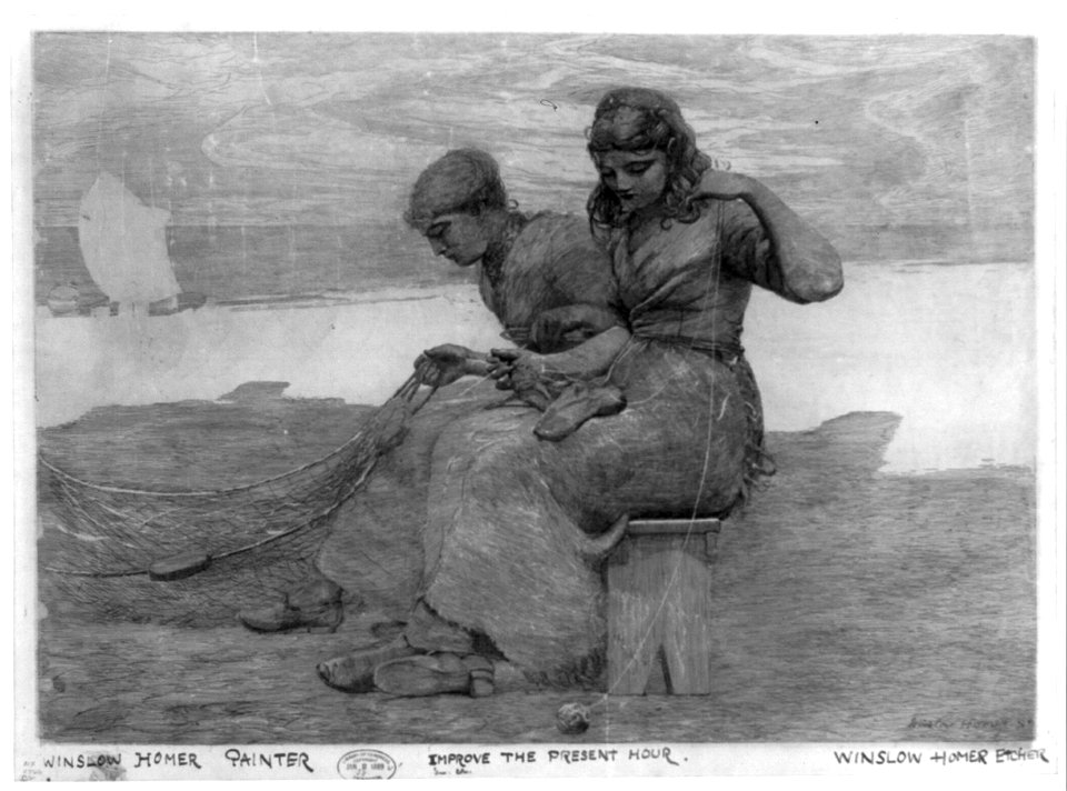 Improve the present hour - Winslow Homer