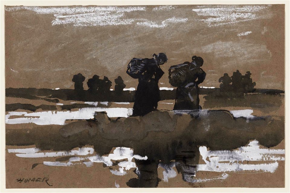 Winslow Homer - Women on the Sands (1881-82)