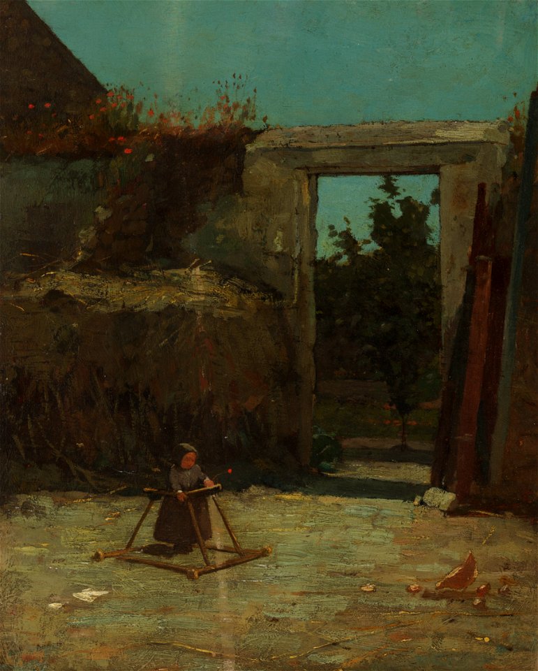 Winslow Homer - The French Farmyard (c. 1867)