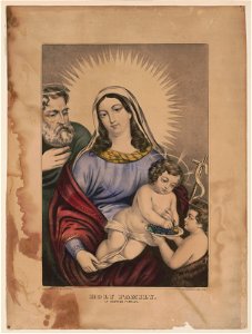 Holy family. La sagrada familia LCCN2017660145
