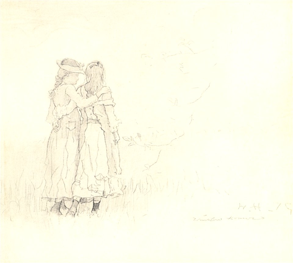 Winslow Homer - Two girls (1879)