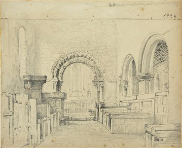 Lines family sketchbook - Holt Church 030