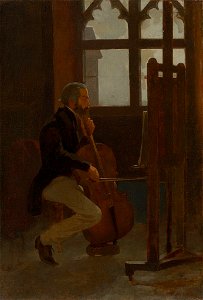Winslow Homer - The Cellist (1860s)