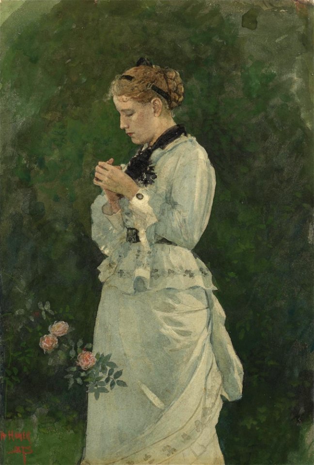 Winslow Homer - Portrait of a Lady (1875)