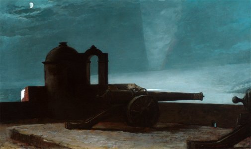 Winslow Homer - Searchlight on Harbor Entrance, Santiago de Cuba
