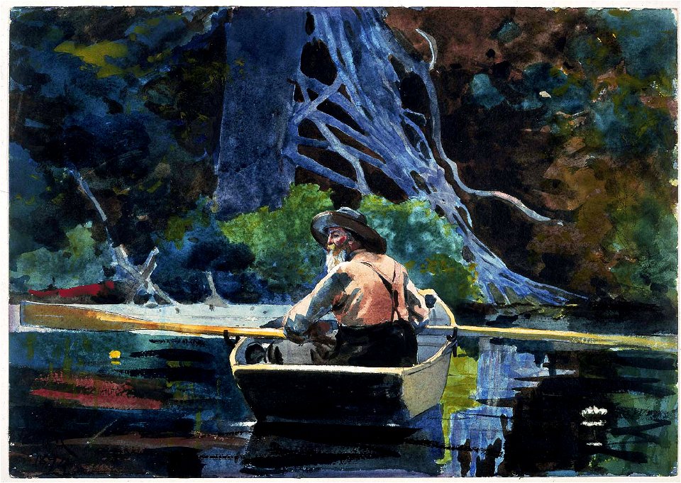 Winslow Homer - The Adirondack guide