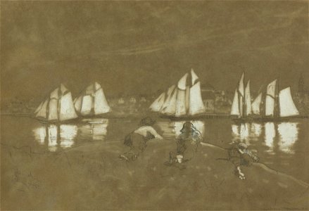 Winslow Homer - Gloucester Harbor (1880)