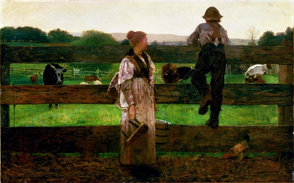 Winslow Homer - Milking Time