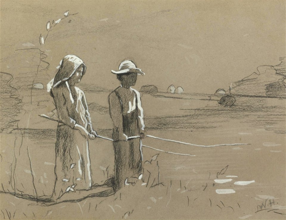 Winslow Homer - Fishing (c.1878)