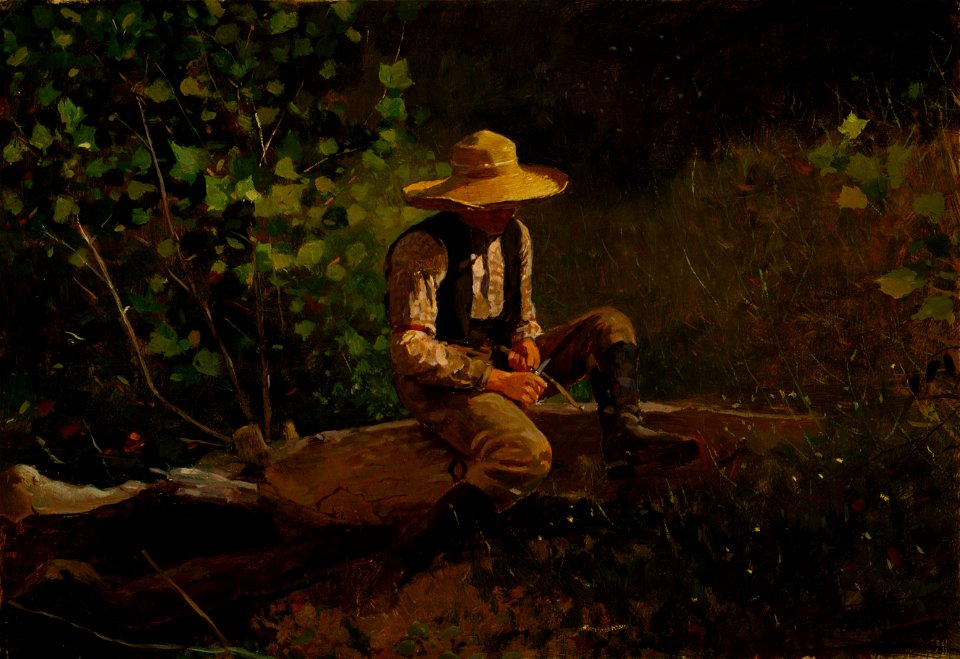 Winslow Homer - The Whittling Boy