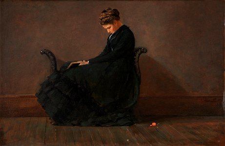 Winslow Homer - Portrait of Helena de Kay. Free illustration for personal and commercial use.