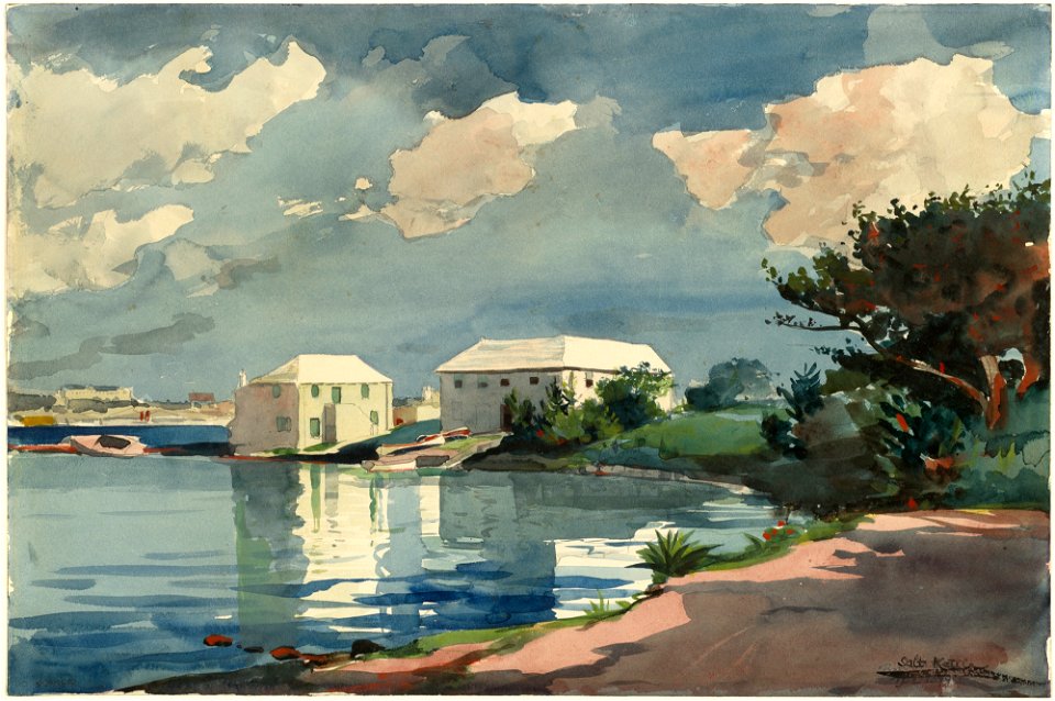 Winslow Homer - Salt Kettle, Bermuda (1899)