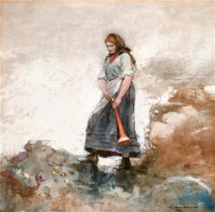 Winslow Homer - Daughter of the Coast Guard