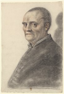 Homme âgé, de trois quarts à gauche (Nicolas Lagneau)