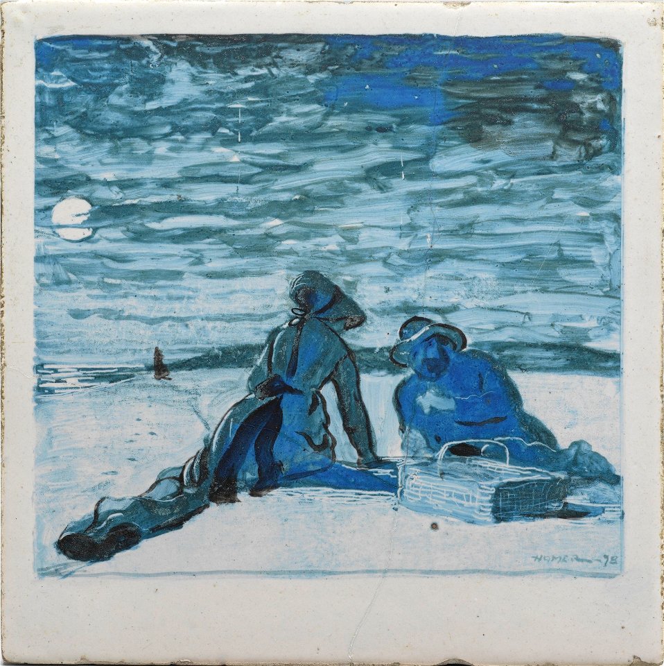Winslow Homer - A littoral tile