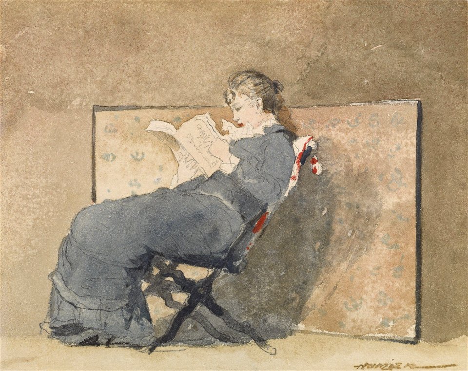 Winslow Homer - Girl Reading