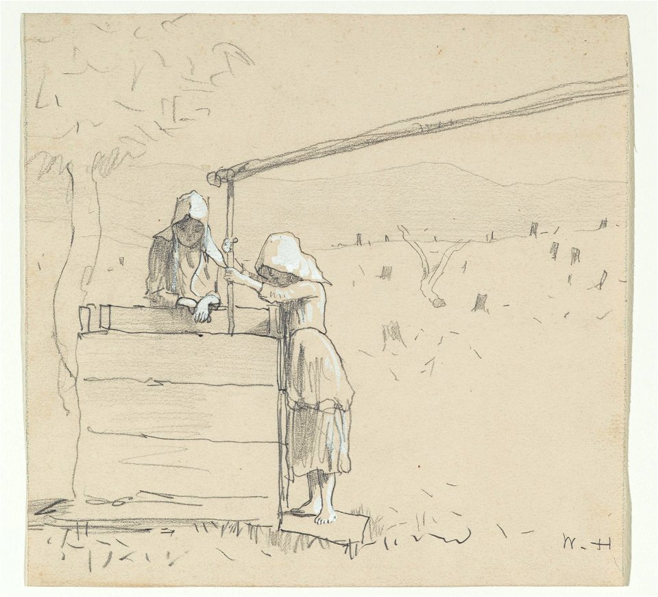 Brooklyn Museum - Girls at a Well - Winslow Homer