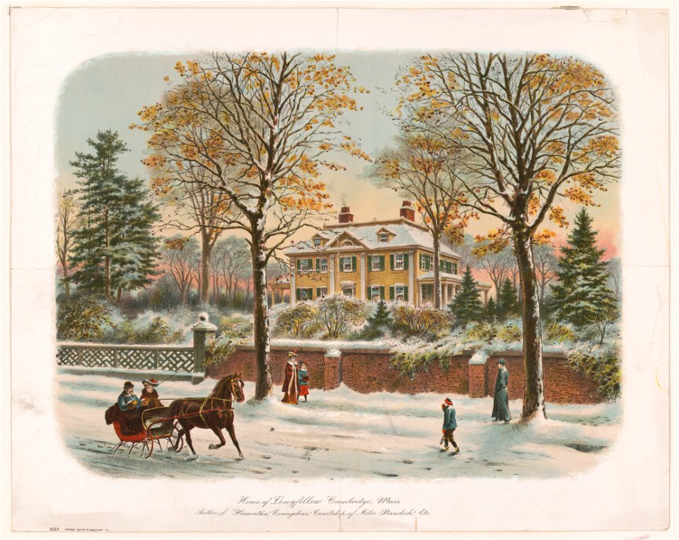 Home of Longfellow Cambridge, Mass. LCCN2013645321