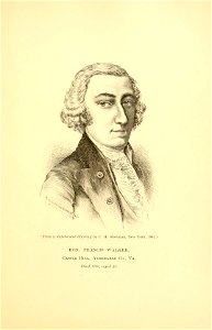 Hon. Francis Walker, Castle Hill, Albemarle Co., VA
