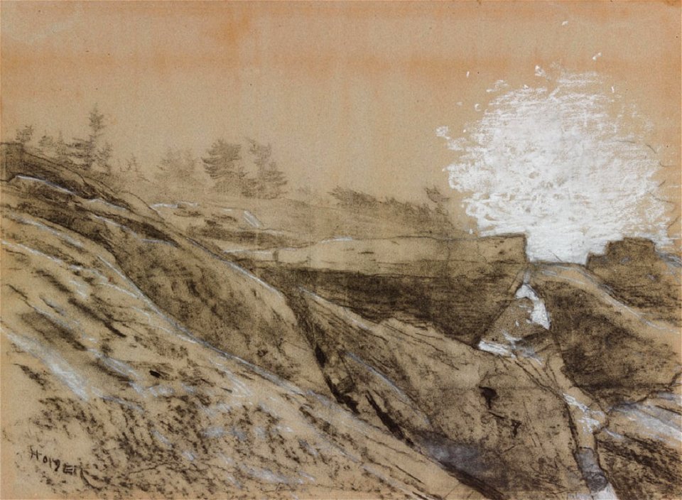 Winslow Homer - Surf and Rocks near Cannon Rock, Prouts Neck