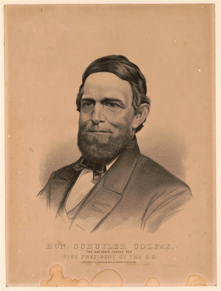 Hon. Schuyler Colfax- the nation's choice for vice president of the U.S. LCCN2002695911