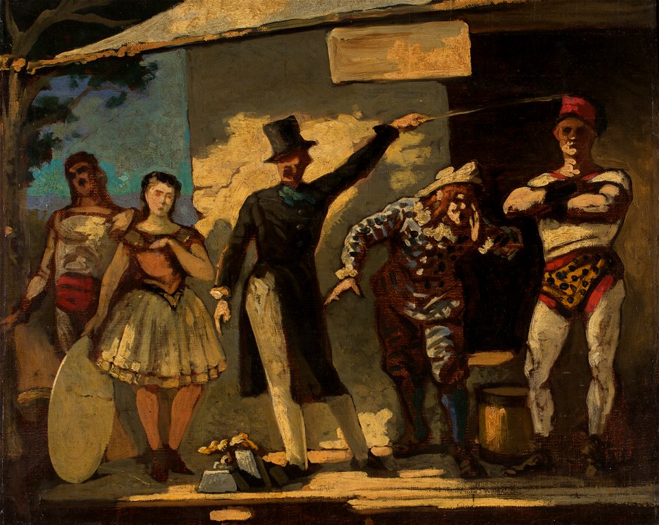Honoré Daumier - Die Gaukler - 1907 - Österreichische Galerie Belvedere