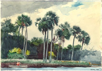 Winslow Homer - Red Shirt, Homosassa, Florida (1904)