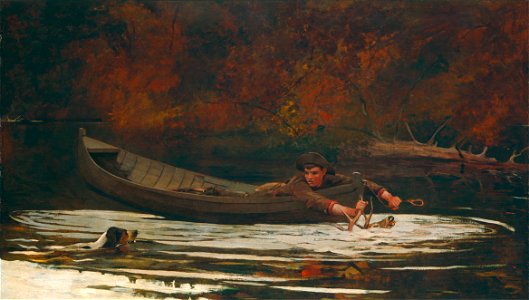 Winslow Homer - Hound and Hunter (1892)