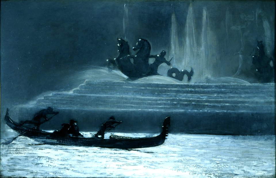 Winslow Homer - The Fountains at Night, World's Columbian Exposition (1893)