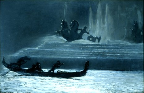 Winslow Homer - The Fountains at Night, World's Columbian Exposition (1893)