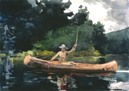 Winslow Homer - The North Woods (1884)