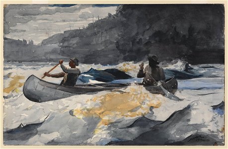 Winslow Homer - Shooting the Rapids (1902)