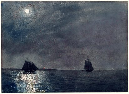 Winslow Homer - Eastern Point Light - Google Art Project. Free illustration for personal and commercial use.