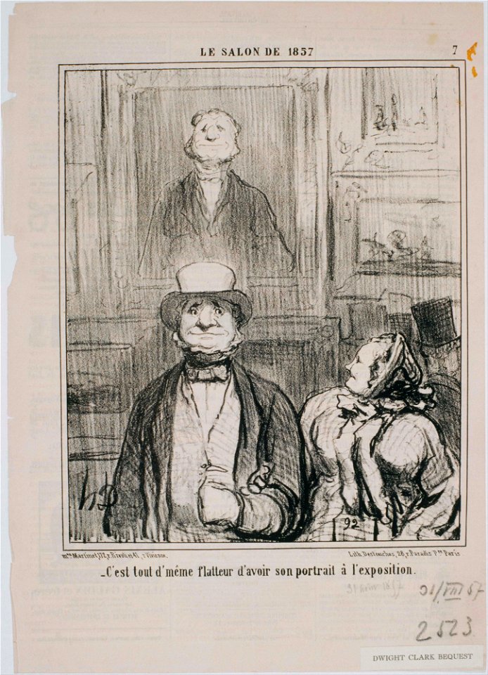 Honoré Daumier - Le Salon de 1857- Comment, c'est dans cette cave que… - Google Art Project
