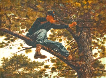 Winslow Homer - Sharpshooter. Free illustration for personal and commercial use.