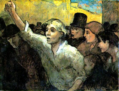 Honoré Daumier - The Uprising - WGA05963