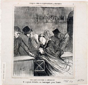 Honoré Daumier - Croquis pris à l'Exposition- Une amélioration à apporter - Google Art Project