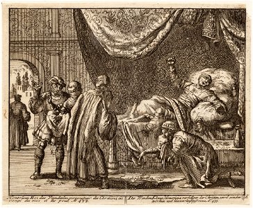 Honoricus, koning der Vandalen, sterft en wordt door wormen gegeten, objectnr A 41875