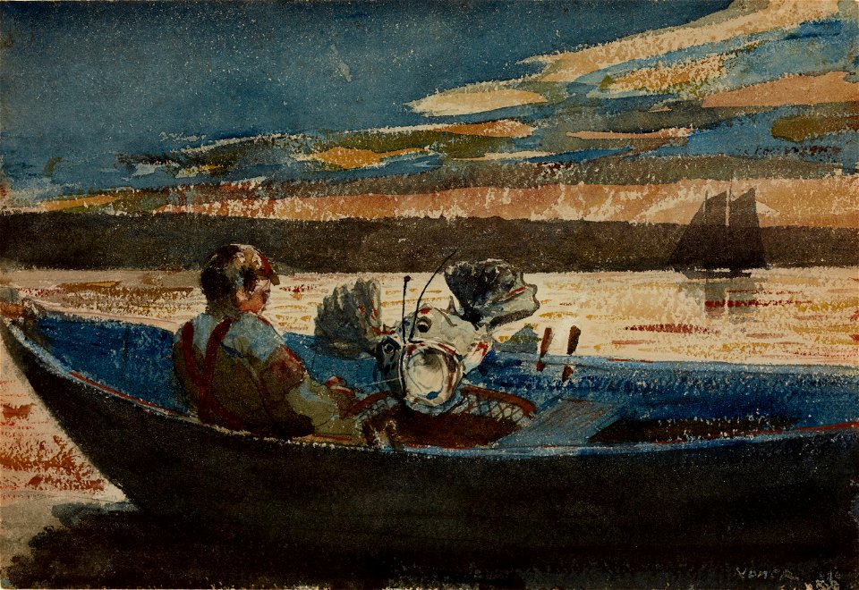 Winslow Homer - The Sculpin (1880)